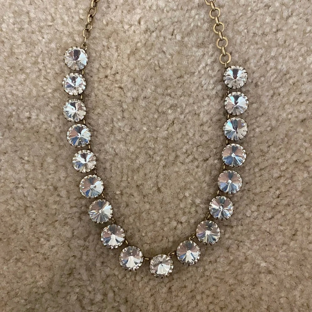 JCrew Crystal Statement Necklace - Picture 2 of 3